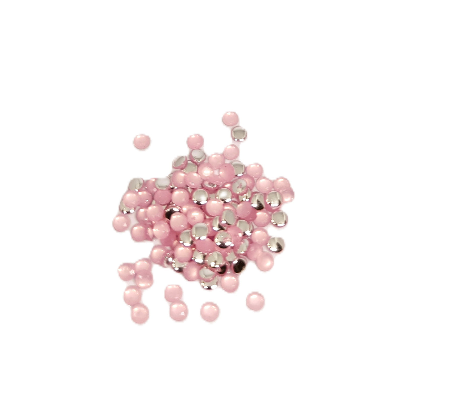Glau - Round Rhinestone (4mm) | Baby Pink