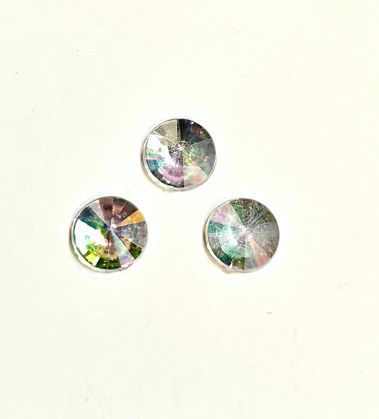 Rhinestone - Round (medium - 10mm) | Prism Clear
