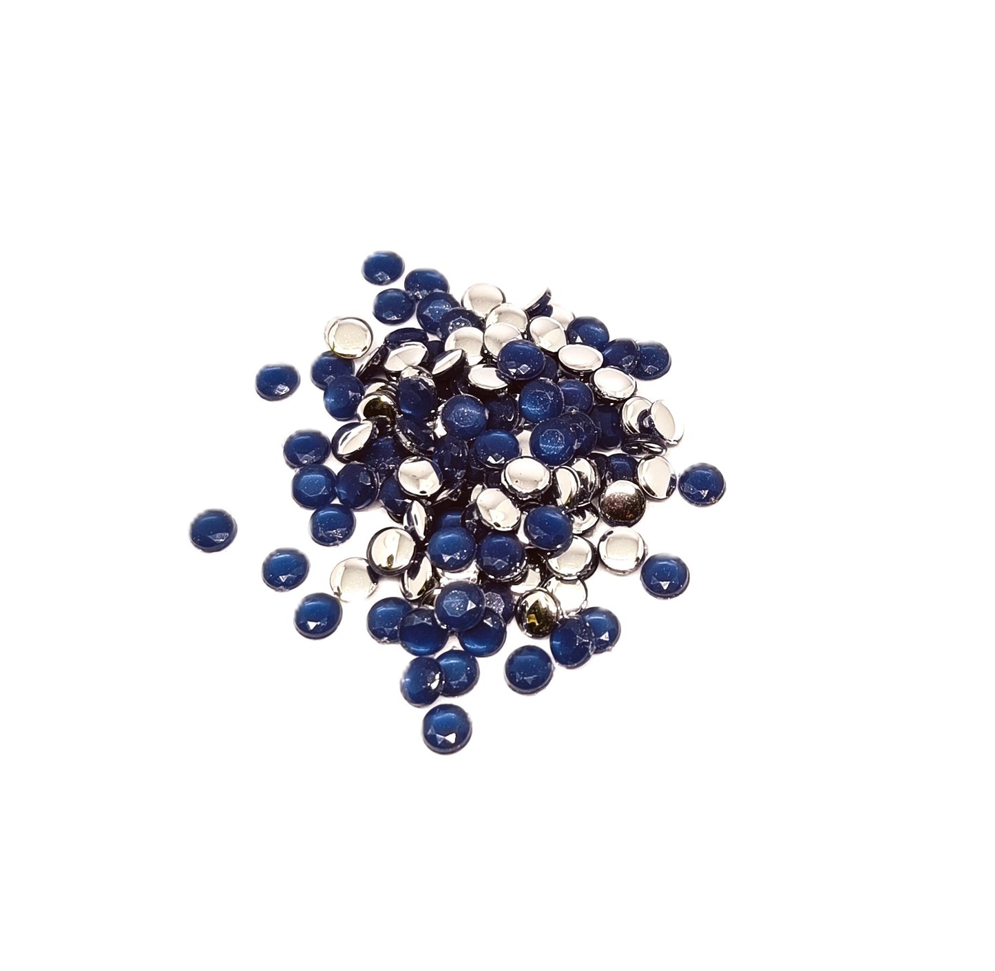 Glau - Round Rhinestone (4mm) | Navy Blue