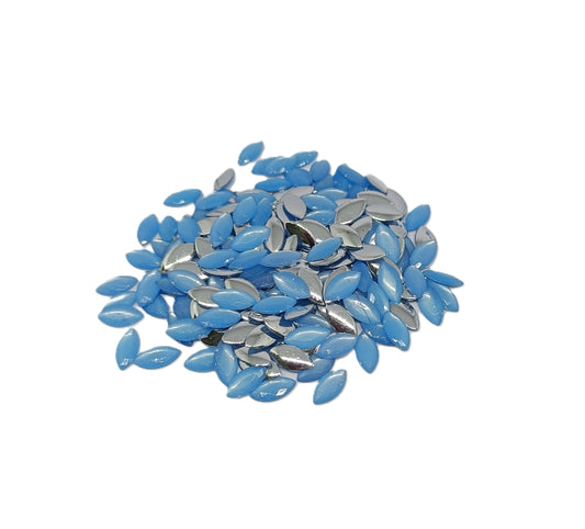 Glau - Marquise Rhinestone (5x10mm) | Ocean Blue
