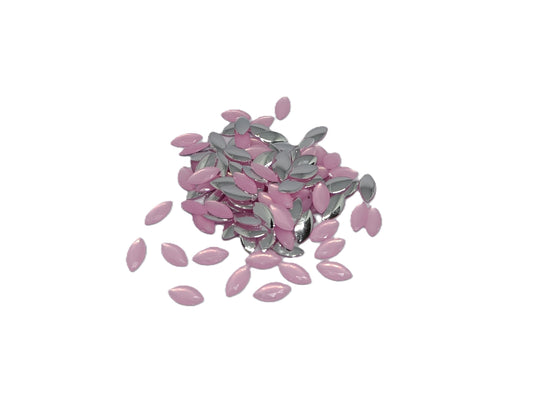 Glau - Premium Acrylic Flatback Rhinestone Combo (25 Colours, Marquise 5x10mm)