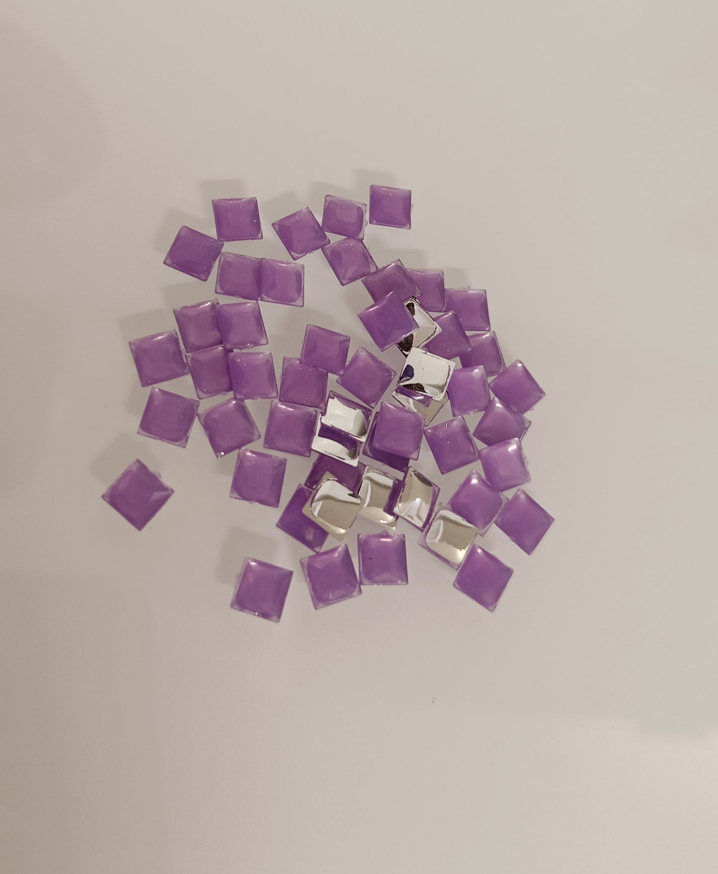 Glau - Square Rhinestone (6mm) | Pastel Lavender