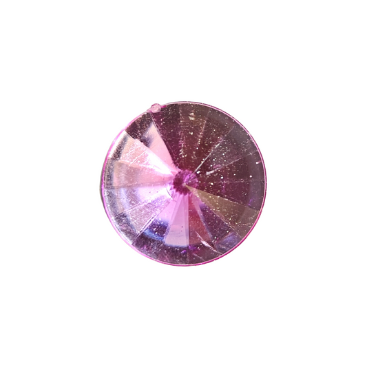 Rhinestone - Round (large - 20mm) | Lavender