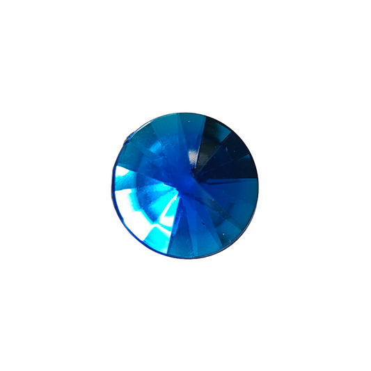 Rhinestone - Round (large - 20mm) | Royal Blue
