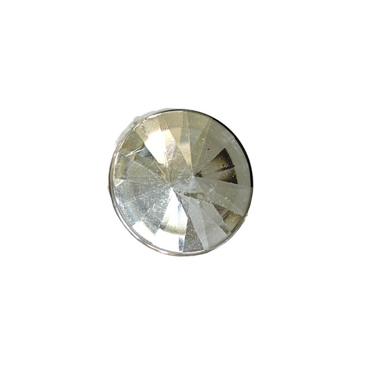 Rhinestone - Round (large - 20mm) | Clear White