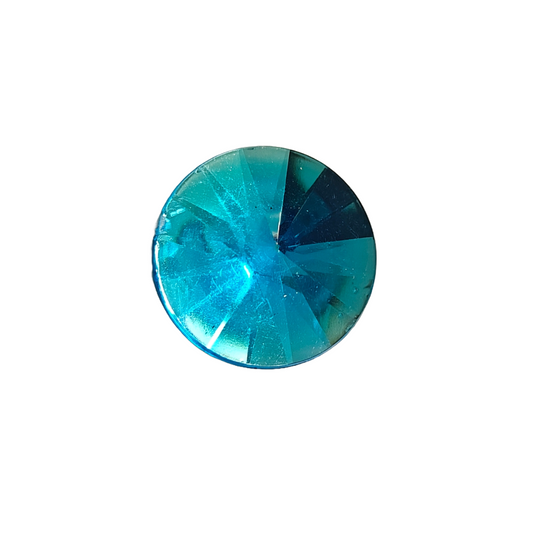 Rhinestone - Round (large - 20mm) | Sky Blue