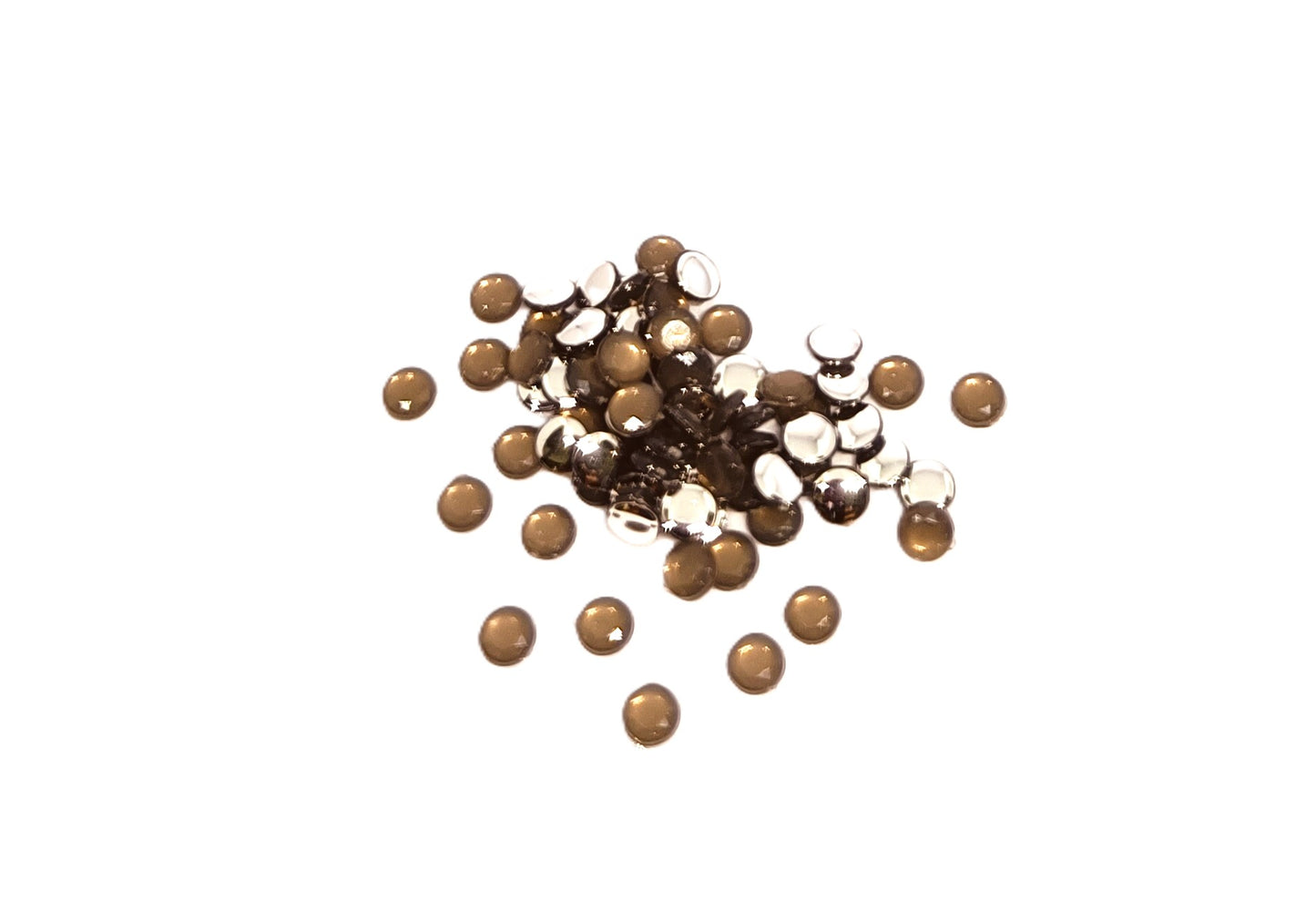 Glau - Round Rhinestone (4mm) | Burnt Umber