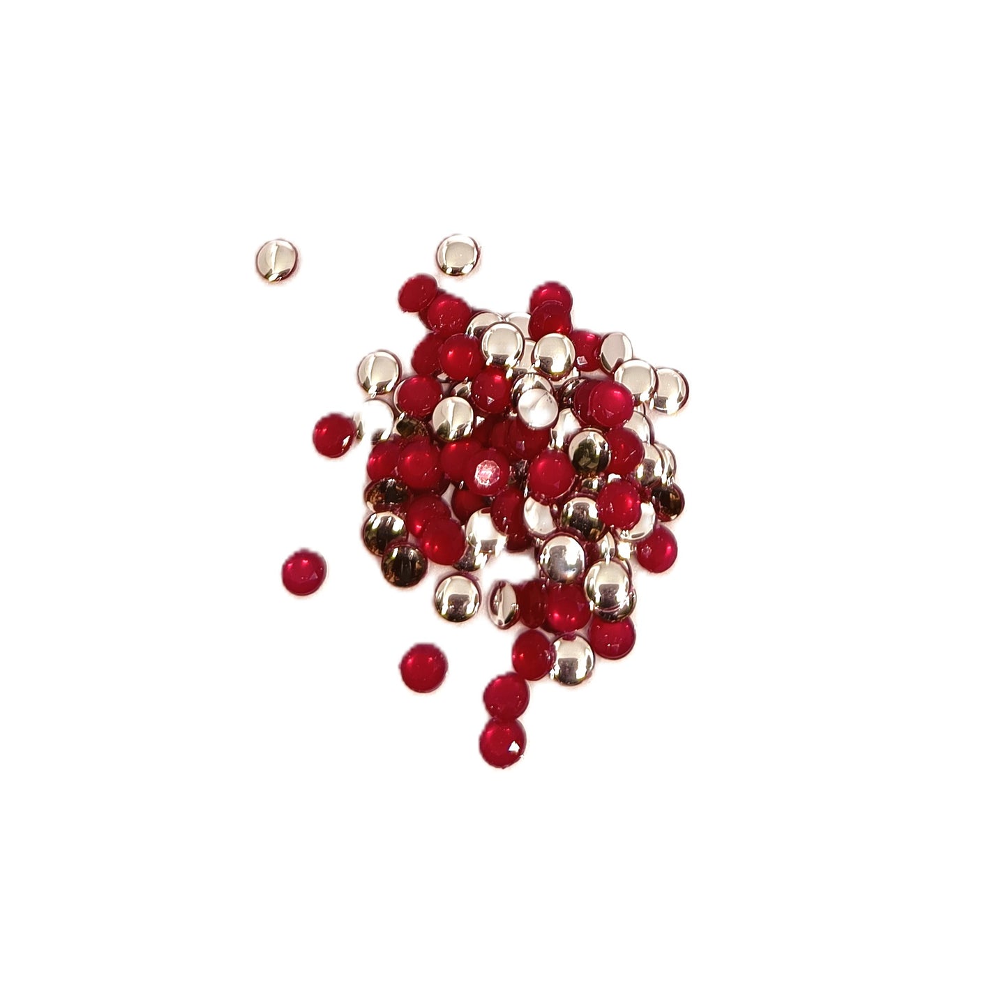 Glau - Round Rhinestone (4mm) | Cranberry Wine