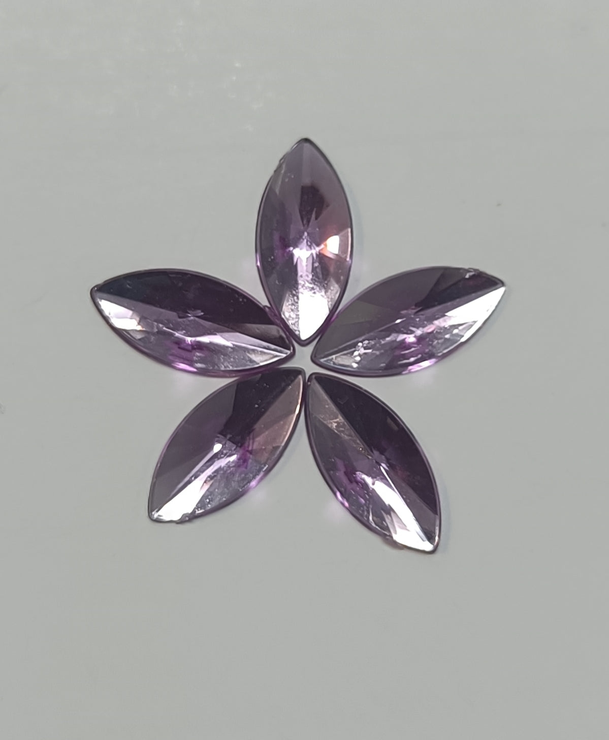 Rhinestone - Marquise (Large 7x15mm) | Lavender