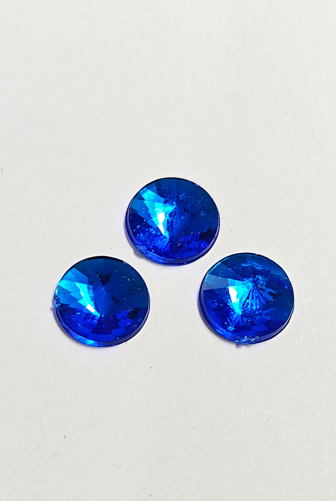 Rhinestone - Round (medium - 10mm) | Royal Blue