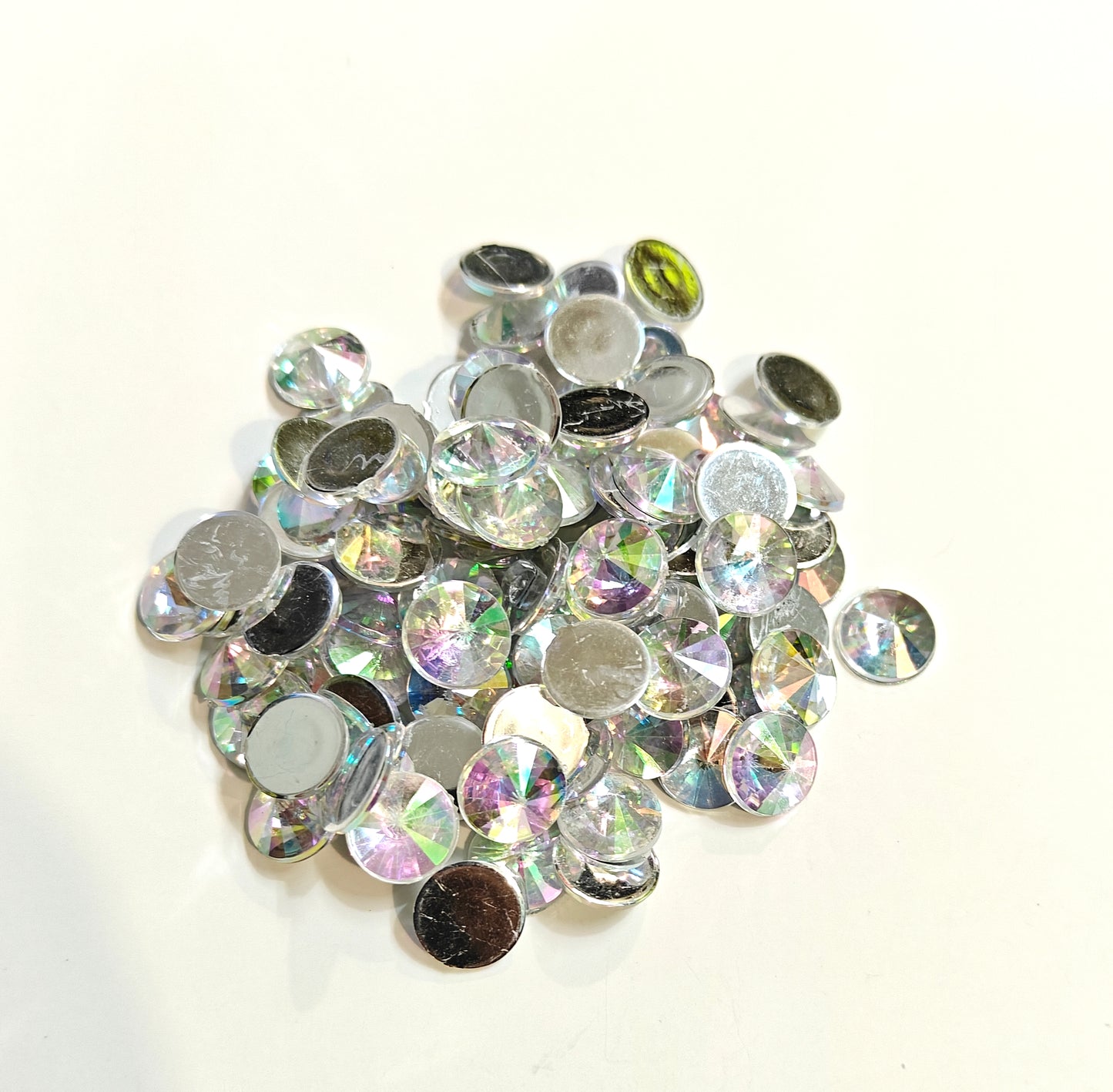 Rhinestone - Round (medium - 10mm) | Prism Clear