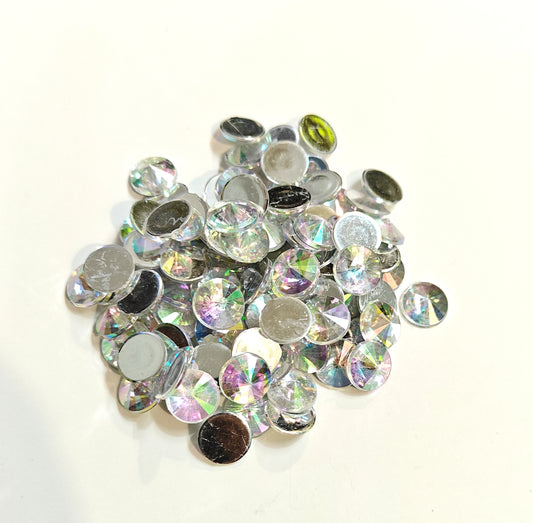 Rhinestone - Round (medium - 10mm) | Prism Clear