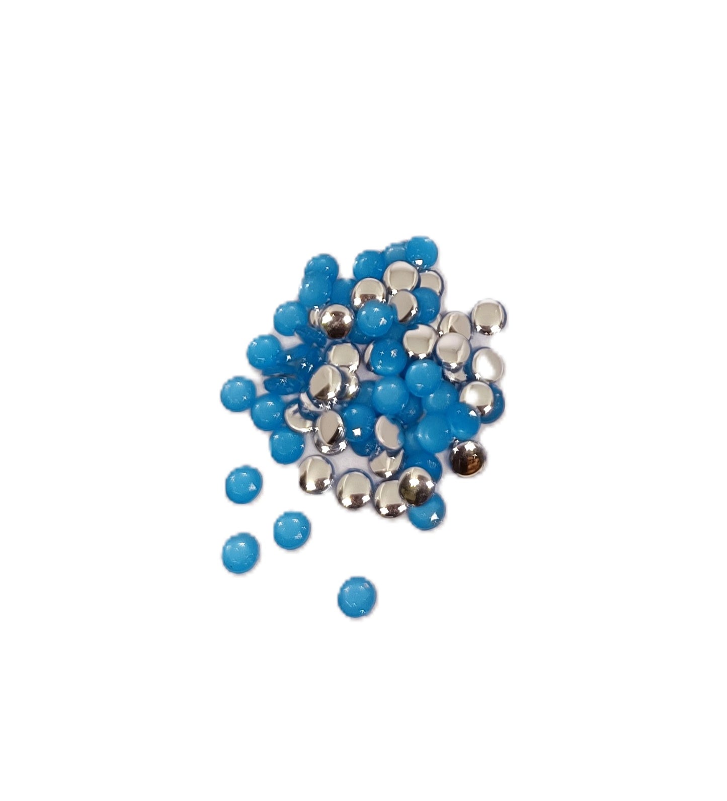 Glau - Round Rhinestone (4mm) | Ocean Blue
