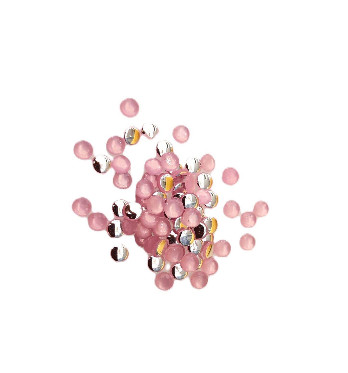 Glau - Premium Acrylic Flatback Rhinestone Combo (26 Colours, Round 4mm)