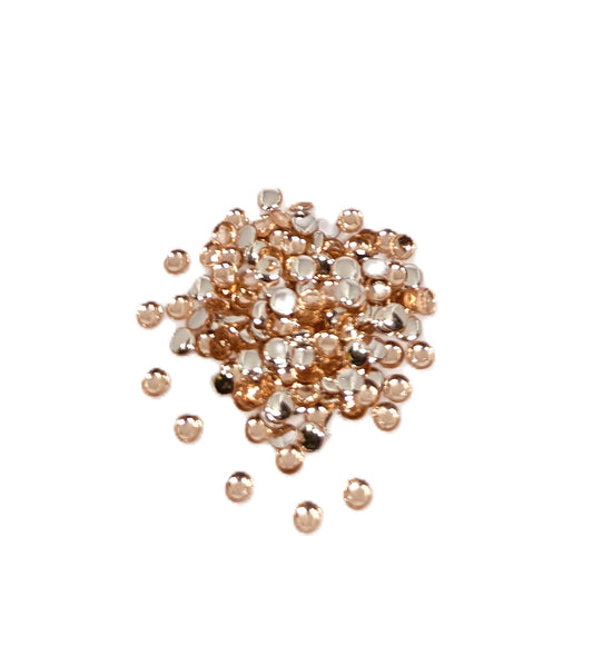 Glau - Round Rhinestone (4mm) | Rose Gold