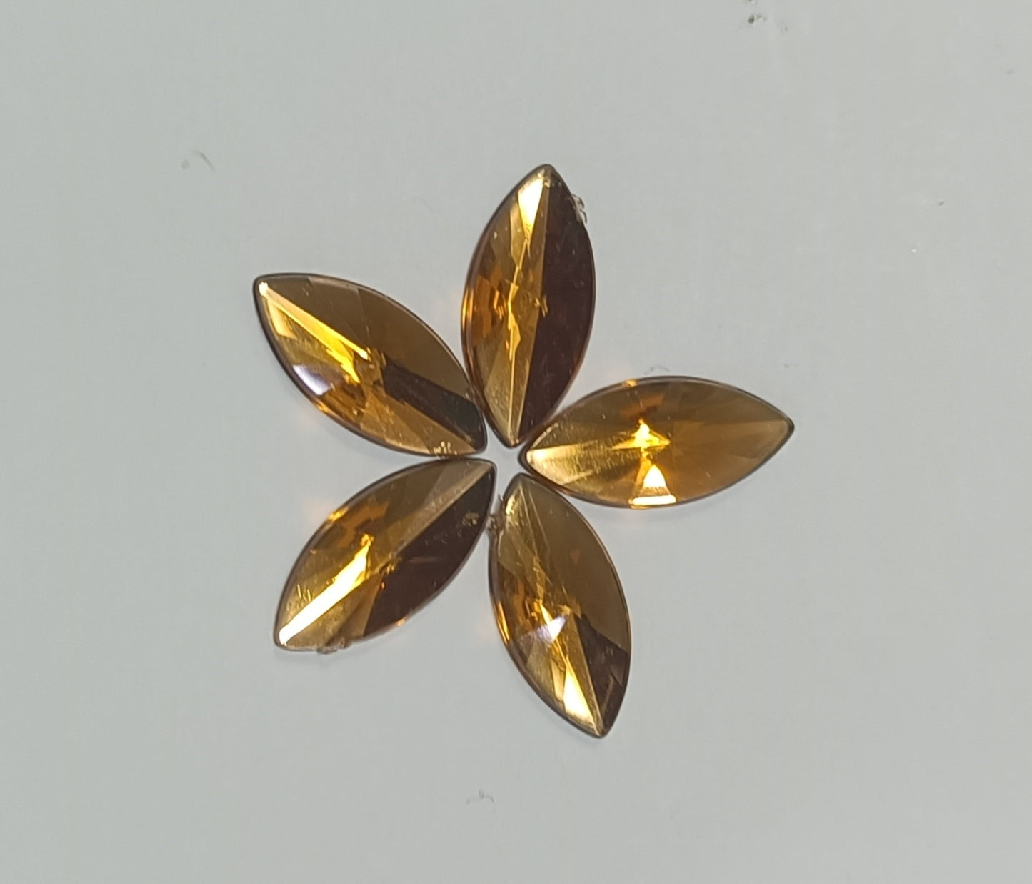 Premium Acrylic Flatback Rhinestone Combo (17 Colours, Marquise large 7x15mm)
