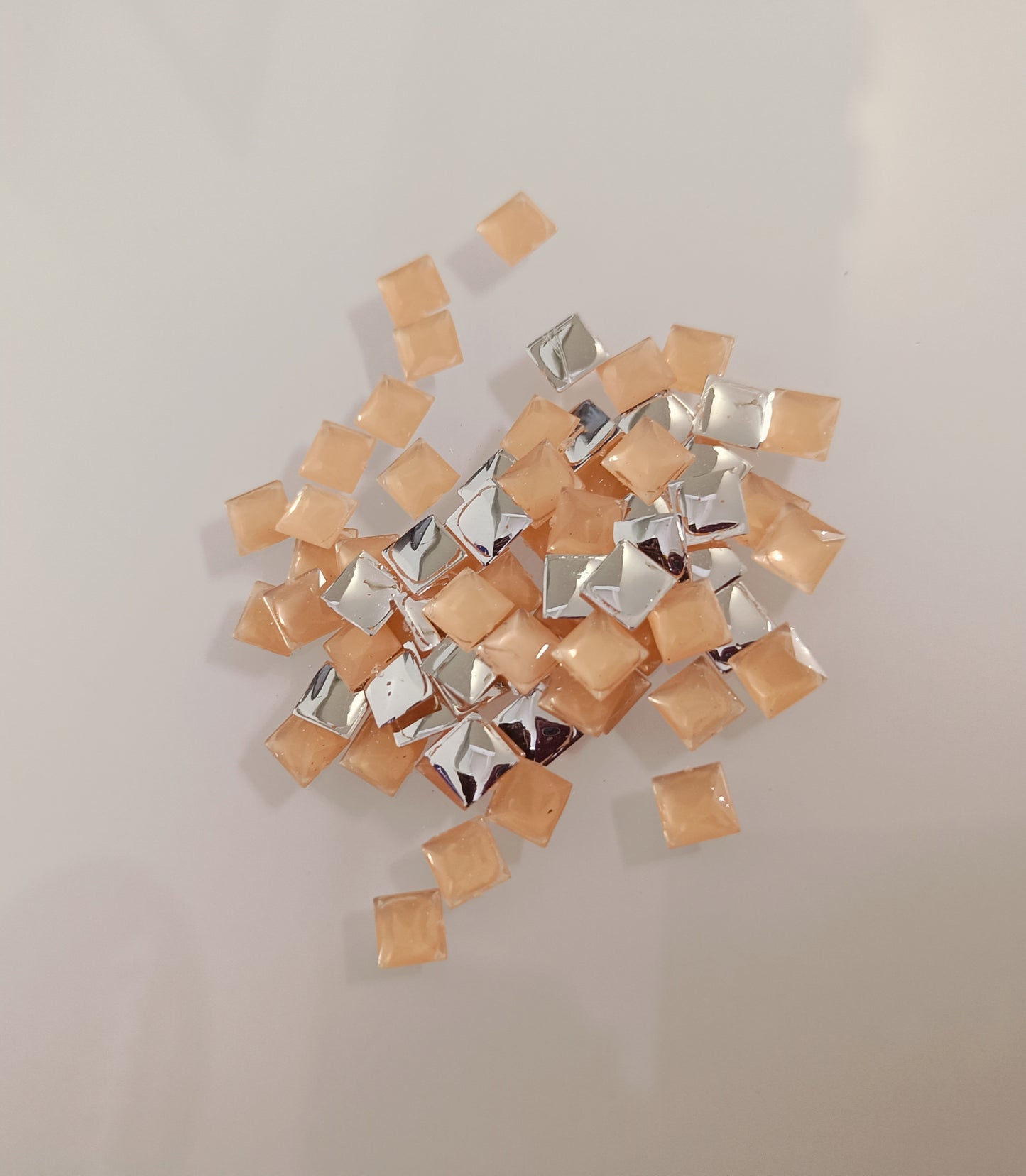 Glau - Premium Acrylic Flatback Rhinestone Combo (23 Colours, Square 6mm)